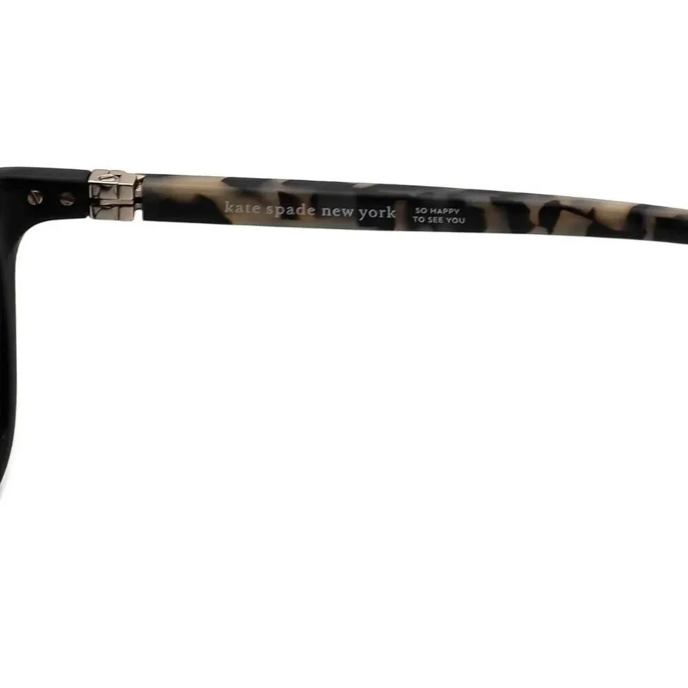 Kate Spade DELACY 07KI Eyeglasses 50-18 130 Black Havana New MSRP $188